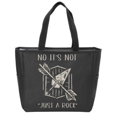 No ItS Not Just A Rock Arrowhead Hunting Zip Tote Bag