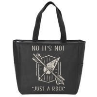No ItS Not Just A Rock Arrowhead Hunting Zip Tote Bag