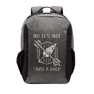 No ItS Not Just A Rock Arrowhead Hunting Vector Backpack