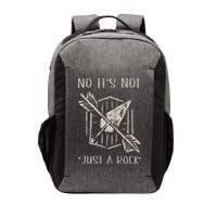 No ItS Not Just A Rock Arrowhead Hunting Vector Backpack