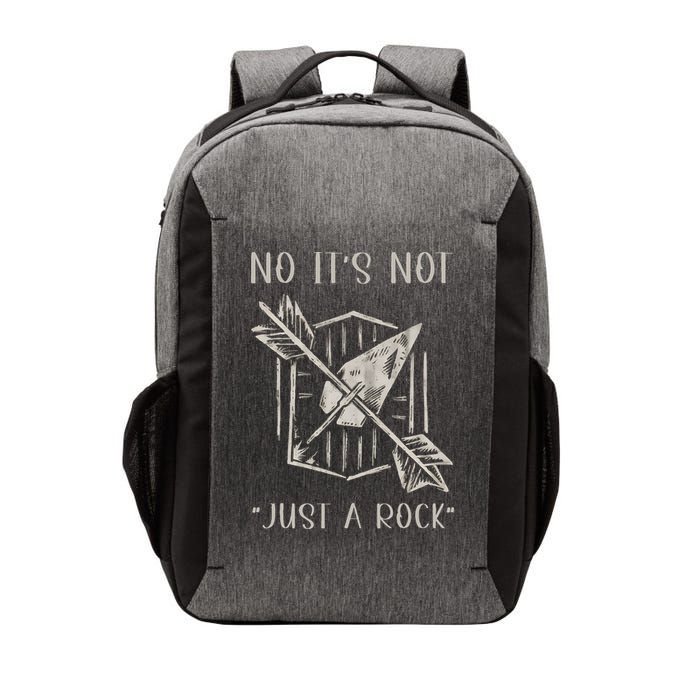 No ItS Not Just A Rock Arrowhead Hunting Vector Backpack