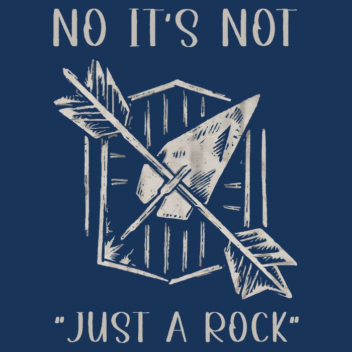 No ItS Not Just A Rock Arrowhead Hunting Infant Baby Jersey Bodysuit