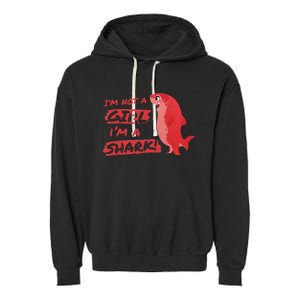 Nimona Im Not A Im A Shark Shapeshifting Hero Garment-Dyed Fleece Hoodie