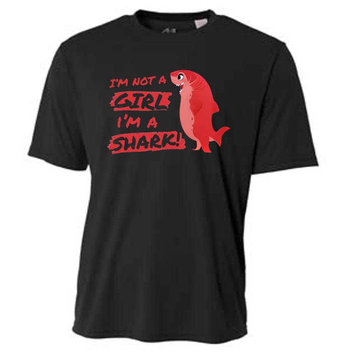 Nimona IM Not A Girl IM A Shark Shapeshifting Hero Cooling Performance Crew T-Shirt