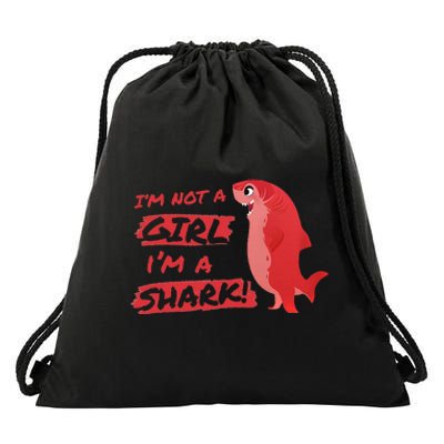 Nimona IM Not A Girl IM A Shark Shapeshifting Hero Drawstring Bag