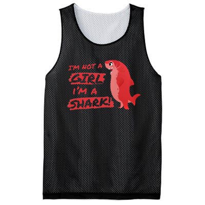 Nimona IM Not A Girl IM A Shark Shapeshifting Hero Mesh Reversible Basketball Jersey Tank