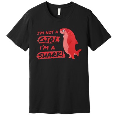 Nimona IM Not A Girl IM A Shark Shapeshifting Hero Premium T-Shirt