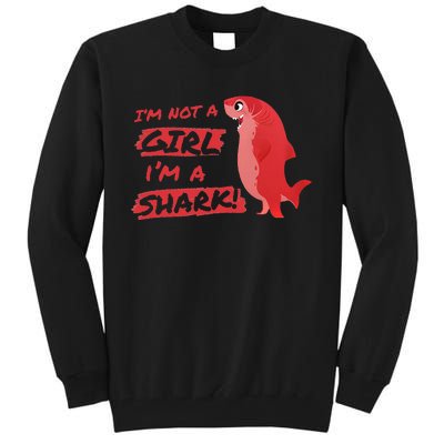 Nimona IM Not A Girl IM A Shark Shapeshifting Hero Tall Sweatshirt