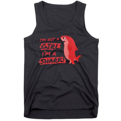 Nimona IM Not A Girl IM A Shark Shapeshifting Hero Tank Top