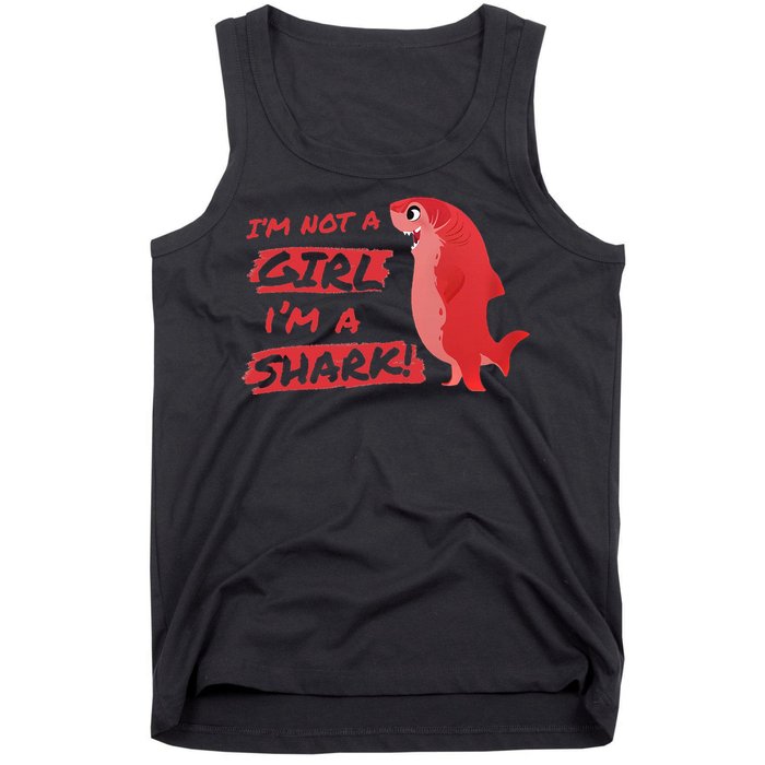 Nimona IM Not A Girl IM A Shark Shapeshifting Hero Tank Top