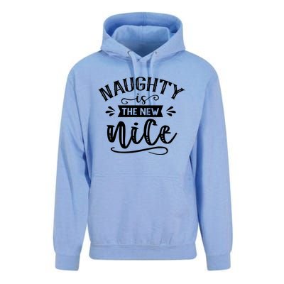 Naughty Is New Nice Naughty List Christmas Vibe Xmas Gift Unisex Surf Hoodie