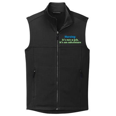 Nursing: Its Not A Job Its An Adventure Gift Collective Smooth Fleece Vest