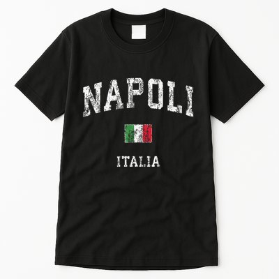 Naples Italy Napoli Italia Vintage Athletic Sports Tall T-Shirt