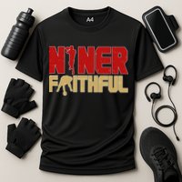 Niner Faithful  Cooling Performance Crew T-Shirt