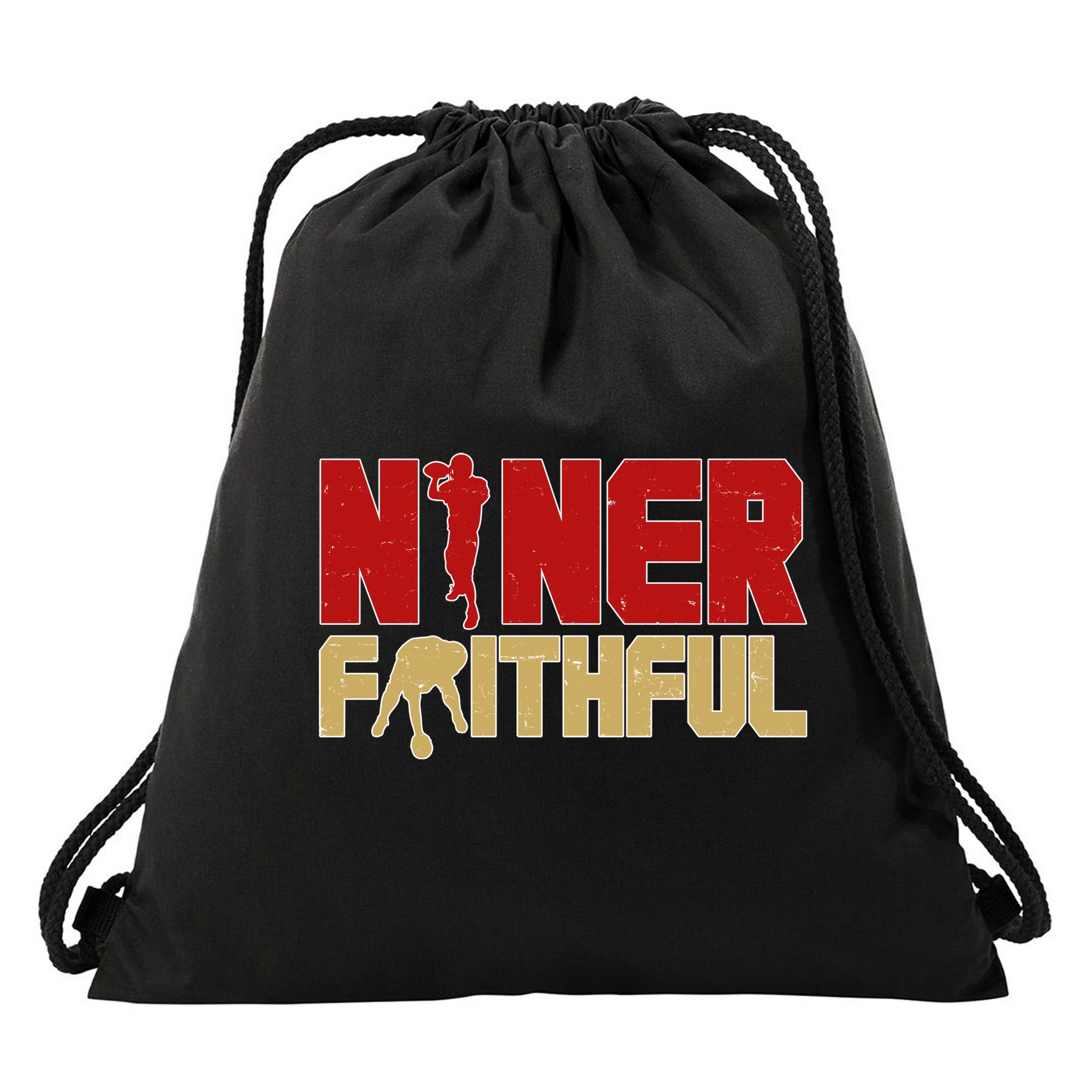 Niner Faithful  Drawstring Bag