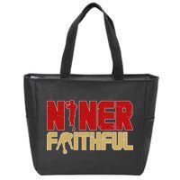 Niner Faithful  Zip Tote Bag