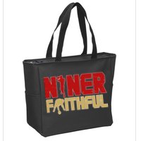 Niner Faithful  Zip Tote Bag