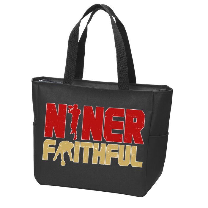 Niner Faithful  Zip Tote Bag