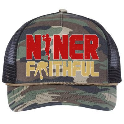 Niner Faithful  Retro Rope Trucker Hat Cap