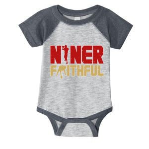 Niner Faithful  Infant Baby Jersey Bodysuit