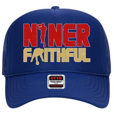 Niner Faithful  High Crown Mesh Back Trucker Hat