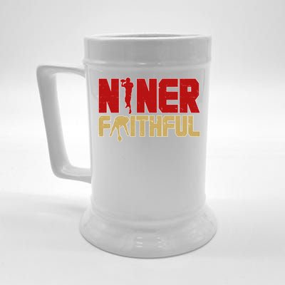 Niner Faithful  Beer Stein