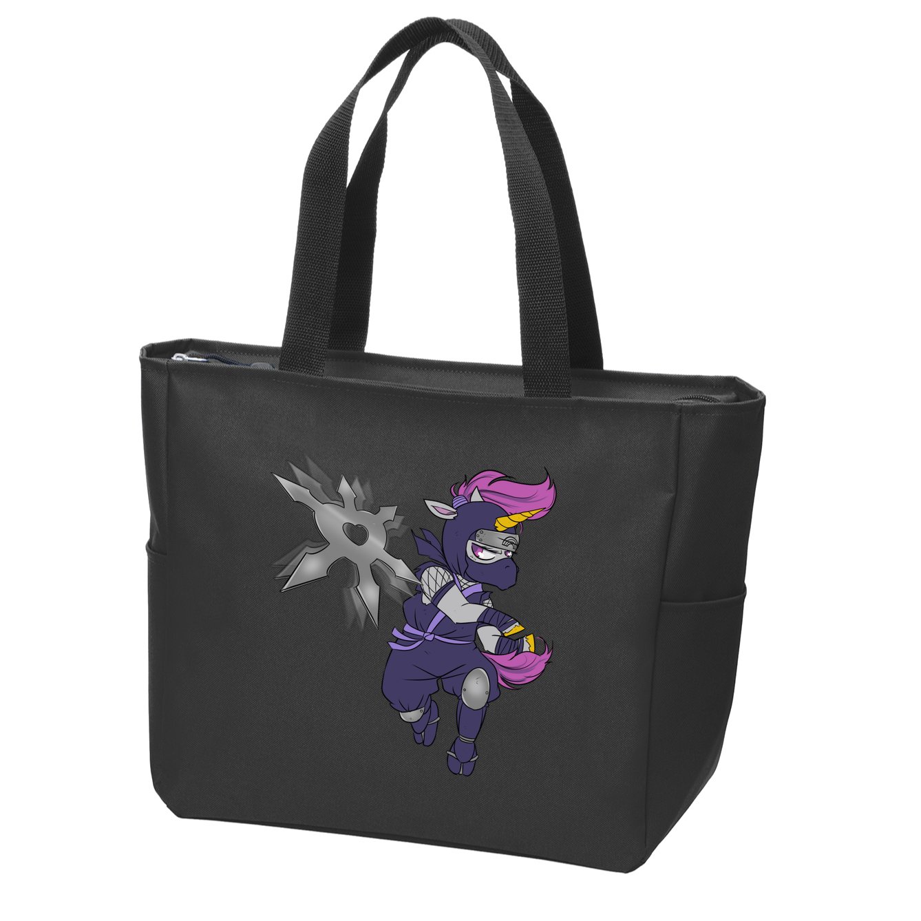 Ninja-corn Zip Tote Bag
