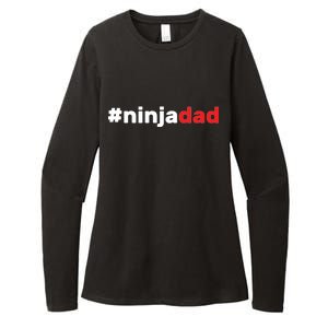 Ninja Dad Womens CVC Long Sleeve Shirt