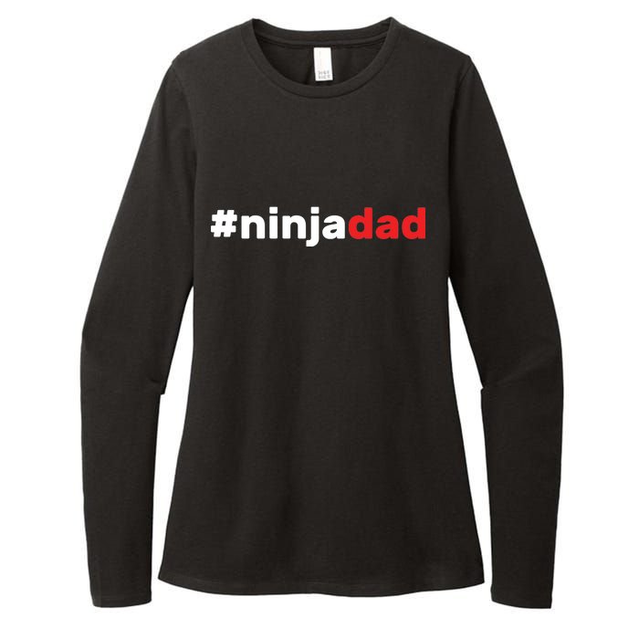 Ninja Dad Womens CVC Long Sleeve Shirt