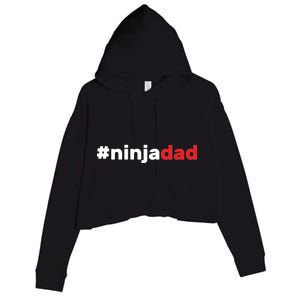 Ninja Dad Crop Fleece Hoodie