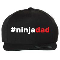 Ninja Dad Wool Snapback Cap