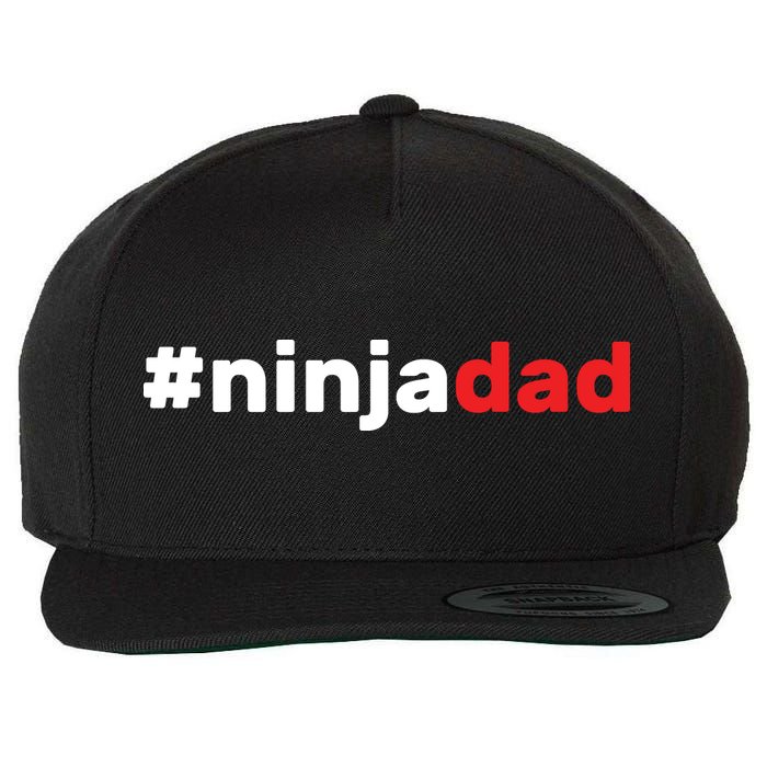 Ninja Dad Wool Snapback Cap