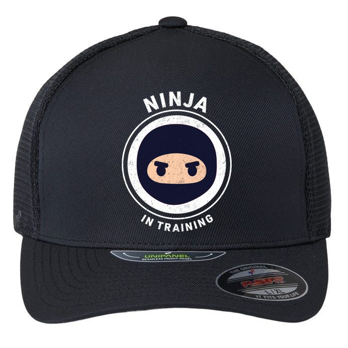 Ninja In Training  Flexfit Unipanel Trucker Cap