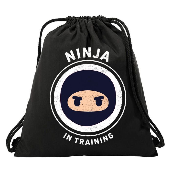 Ninja In Training  Drawstring Bag