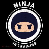 Ninja In Training  Drawstring Bag
