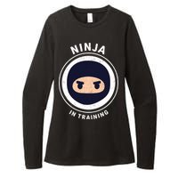 Ninja In Training  Womens CVC Long Sleeve Shirt