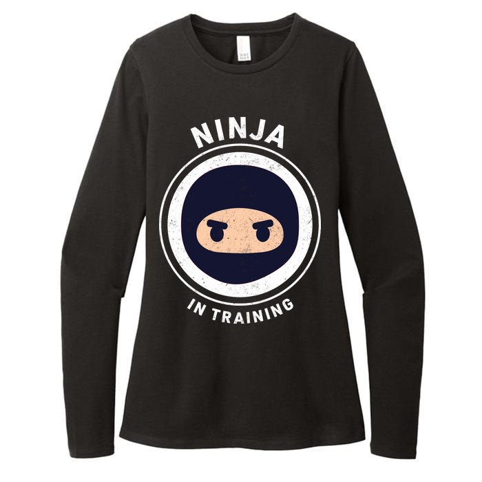 Ninja In Training  Womens CVC Long Sleeve Shirt