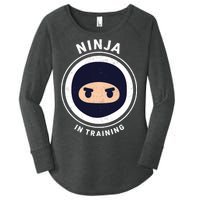 Ninja In Training  Women's Perfect Tri Tunic Long Sleeve Shirt