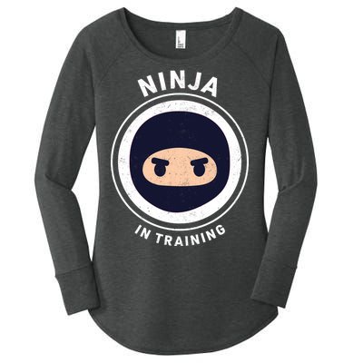 Ninja In Training  Women's Perfect Tri Tunic Long Sleeve Shirt