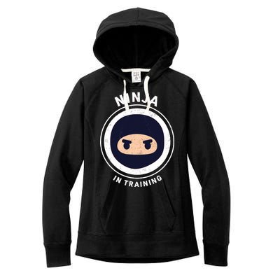 Ninja In Training  Women's Fleece Hoodie