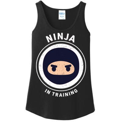 Ninja In Training  Ladies Essential Tank