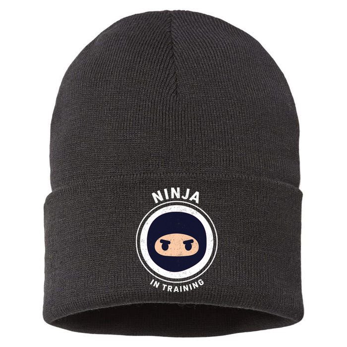 Ninja In Training  Sustainable Knit Beanie