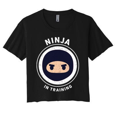 Ninja In Training  Crop Top