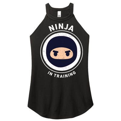 Ninja In Training  Women's Perfect Tri Rocker Tank