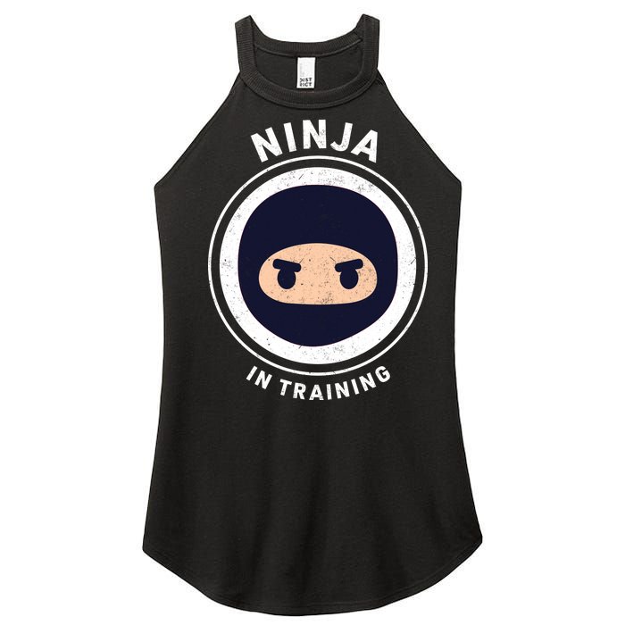 Ninja In Training  Women's Perfect Tri Rocker Tank