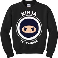 Ninja In Training  Kids Sweatshirt