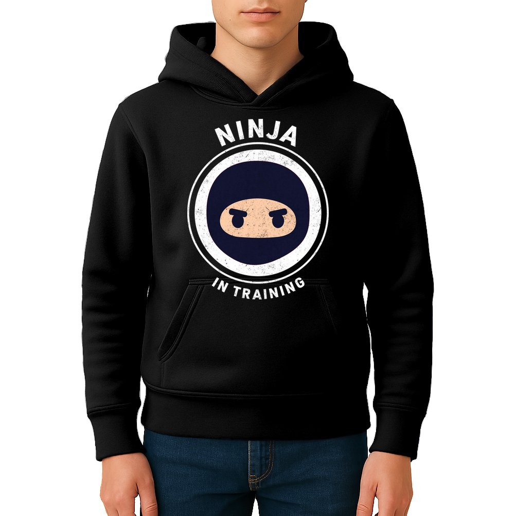 Ninja In Training  Kids Hoodie