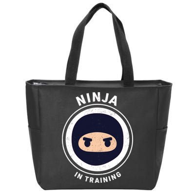 Ninja In Training  Zip Tote Bag