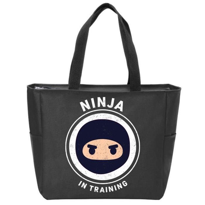 Ninja In Training  Zip Tote Bag