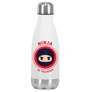 Ninja In Training  Stainless Steel Insulated Water Bottle